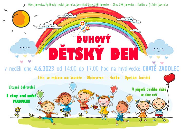 duhový dětský den pro rok 2023 malé 1